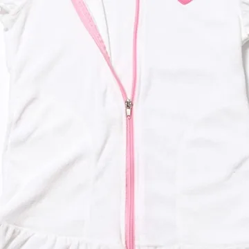 Stylish Girls Terry Swimwear Cover-up with Hood