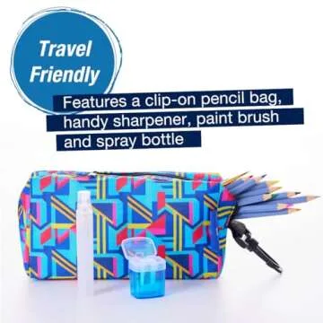 Portable Faber-Castell Travel Watercolor Pencils Set