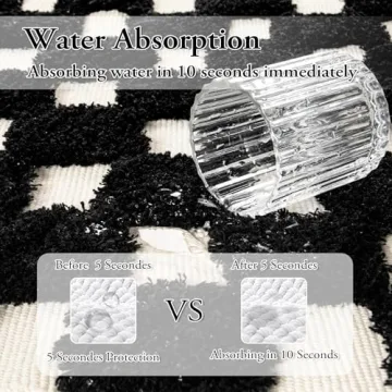 Lahome Checkerboard Washable Rug - Stylish Comfort for Home