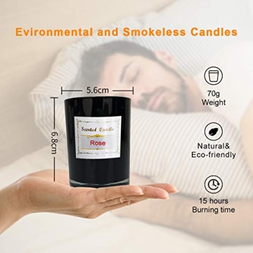 Luxury Scented Candles Gift Set for Women Aromatherapy