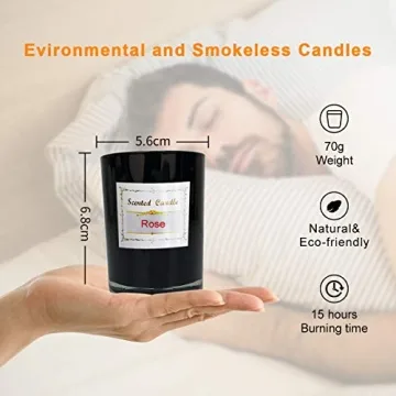 Luxury Scented Candles Gift Set for Women Aromatherapy