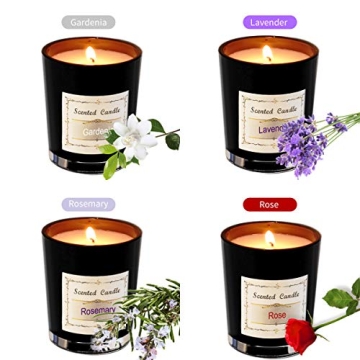 Luxury Scented Candles Gift Set for Women Aromatherapy