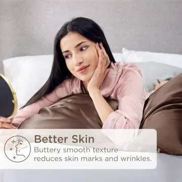 Bedsure Satin Pillowcase Set for Healthier Hair and Skin