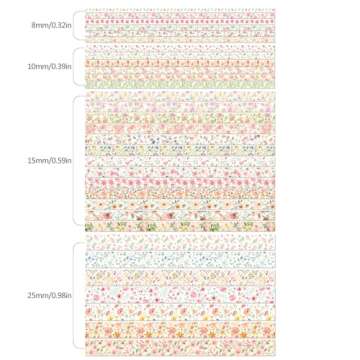 PAGEMORE 32 Rolls Washi Tape for Creative Projects