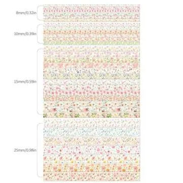 PAGEMORE 32 Rolls Washi Tape for Creative Projects