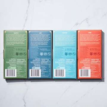 Single-Origin Ceremonial Cacao | Element Blends Variety Pack | 100% ceremonial-grade cacao blended w...