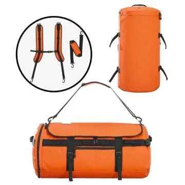 MIER 90L Water Resistant Duffle Backpack - Versatile & Durable