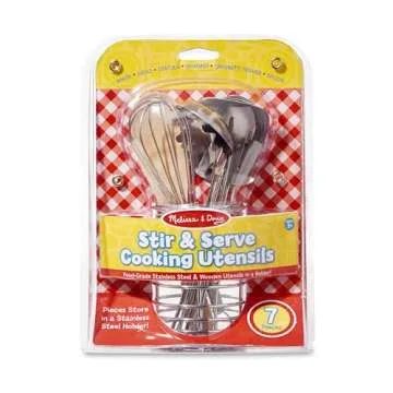 Melissa & Doug Stir and Serve Kitchen Utensils for Kids