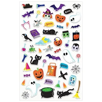 Halloween Hidden Pictures Sticker Book for Kids
