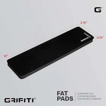 GRIFITI Fat Wrist Pad - Ergonomic Keyboard Rest for Comfort and Support