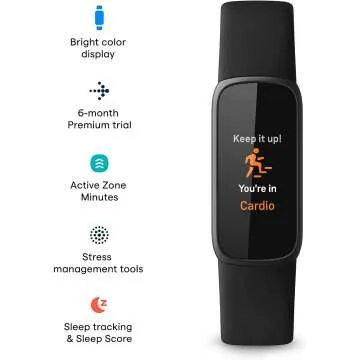 Fitbit Luxe Fitness Tracker with Stress Management