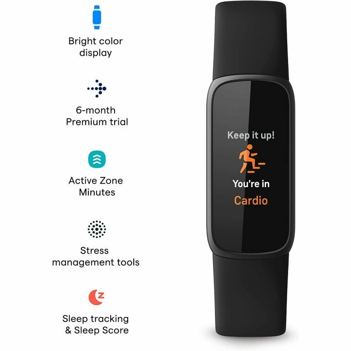 Fitbit Luxe Fitness Tracker with Stress Management