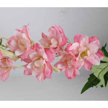 IPOPU Lifelike Pink Delphinium Flowers 41.33 in