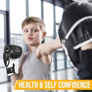 Jayefo Youth Boxing Gloves for Kids Enhance Training