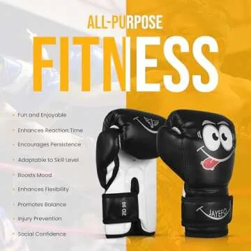 Jayefo Youth Boxing Gloves for Kids Enhance Training