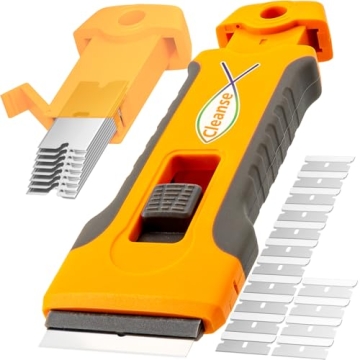 Top Razor Blade Scraper Tool with 15 Extra Blades