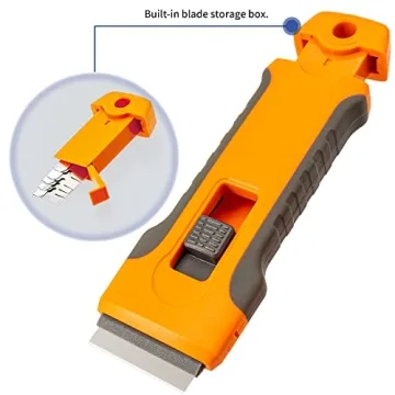 Top Razor Blade Scraper Tool with 15 Extra Blades