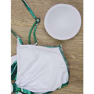 Stylish Blooming Jelly Women's High Waisted Bikini Set