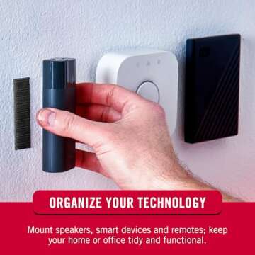 VELCRO Brand Sticky Back Strips for Easy Organization