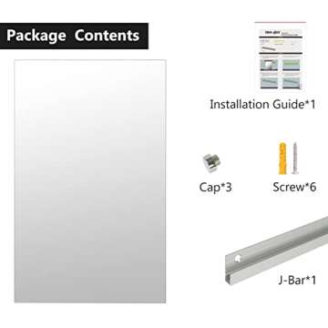 Hans Wall-Mounted Activity Mirror for Fitness & Dance 48x32