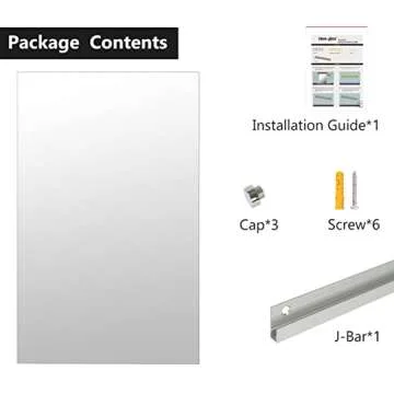 Hans Wall-Mounted Activity Mirror for Fitness & Dance 48x32