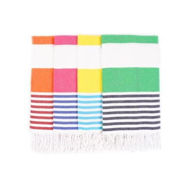 HAVLULAND Beach Towels - Oversized, Quick-Drying Turkish Towels Set