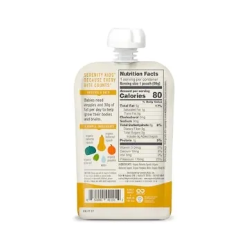 Serenity Kids Organic Baby Food Purees - No Added Sugar