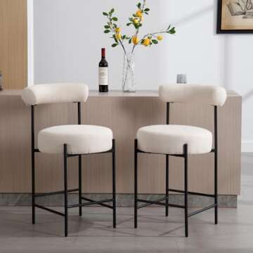 Shunzhi Modern Bar Stools - Stylish & Comfortable Seating
