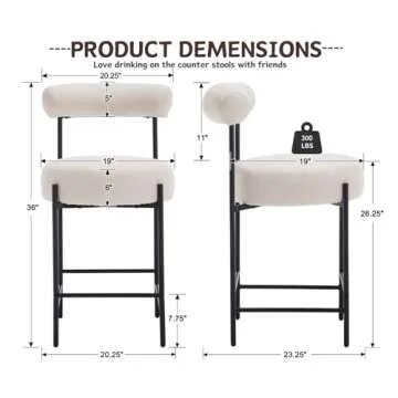 Shunzhi Modern Bar Stools - Stylish & Comfortable Seating