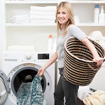 RUGGABLE Washable Indoor/Outdoor Stain Resistant 5x7 (60"x84") Area Rug 2pc Set (Cover and Pad) Parisa Blue