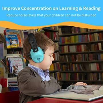 EAREST Protection Ear Muffs, Noise Reduction Safety Ear Muffs Shooting Earmuff NRR 20 dB Ear Defende...