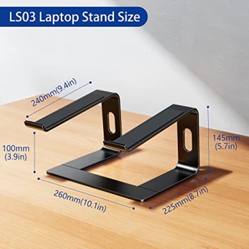 BESIGN LS03 Aluminum Laptop Stand for All Laptop Sizes