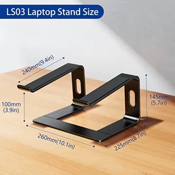 BESIGN LS03 Aluminum Laptop Stand for All Laptop Sizes