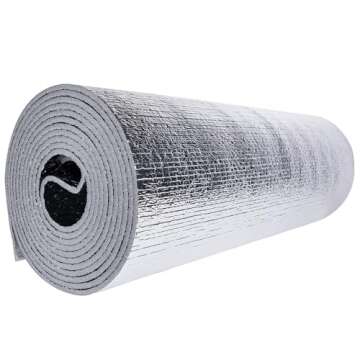 US Energy Products Reflective Foam Core Insulation Kit: Roll Size 16"x25'