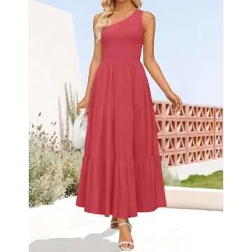 Stylish ZESICA Floral Midi Dress for Summer Elegance