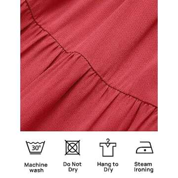 Stylish ZESICA Floral Midi Dress for Summer Elegance