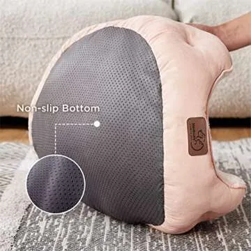 Bedsure Dog Beds for Small Dogs - Round Cat Beds for Indoor Cats, Washable Pet Bed for Puppy and Kitten with Slip-Resistant Bottom, 20 Inches, Peach Pink