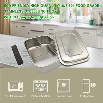 UPTRUST Stainless Steel Bento Lunch Container for All Ages