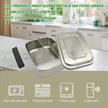 UPTRUST Stainless Steel Bento Lunch Container for All Ages