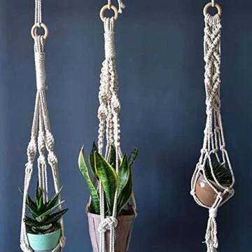 Onwon Natural Wooden Rings for Crafts & Teething (10-Pack)