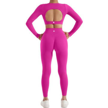 SUUKSESS Seamless Ribbed Workout Set Perfect for Active Life
