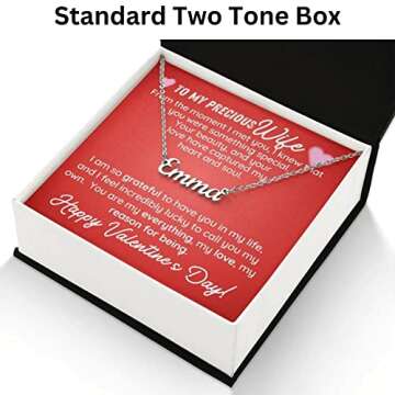 Custom Name Necklace for Wife - HAYDEN REID Gold & Silver