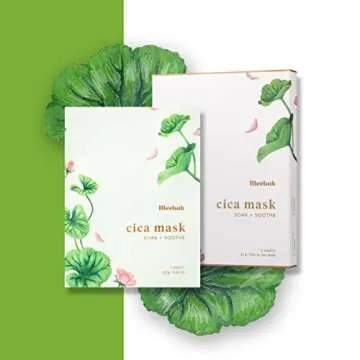 Meebak Korean Cica Facial Sheet Masks for Hydration