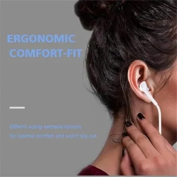 2 Pack USB C Headphones for iPhone 16, Type C Earbuds Wired Earbuds with Microphone & Remote Control Noise Cancelling Earphones, Compatible with iPhone 16 Pro Max, iPad Pro, Most USB C Jack Devices