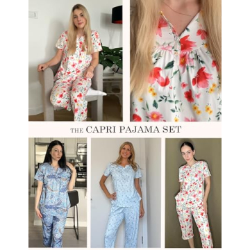 Ekouaer Women's Pajama Set Soft and Stylish Sleepwear