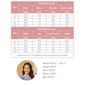 Ekouaer Women's Pajama Set Soft and Stylish Sleepwear