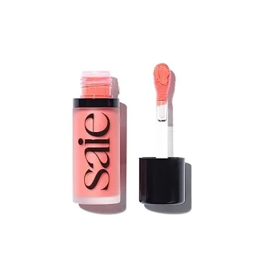 Saie Dew Blush - Lightweight Liquid Blush with a Blendable + Buildable Cream Finish - Dewy Cheek Tin...