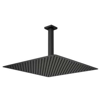 Shower Faucet Set, Shower System, Rainfall Shower Heads with Handheld Spray Combo, 12" Wall Mounted Black Shower Head and Handle Set for Bathroom, Shower Valve & Shower Trim Included