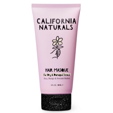 California Naturals Hair Mask - Deep Conditioner with Shea Butter for Damaged, Dry Hair, Natural, Ve...