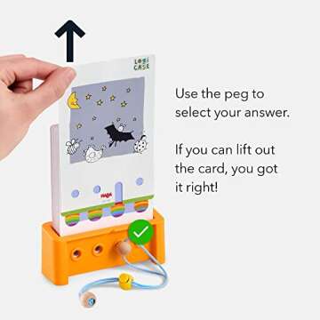 HABA Logic! CASE Starter Set - Brain Building Puzzles for Ages 5+